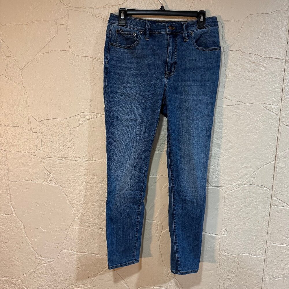 J Crew Factory - 9" High Rise Skinny Jeans - Blue - Women's 29